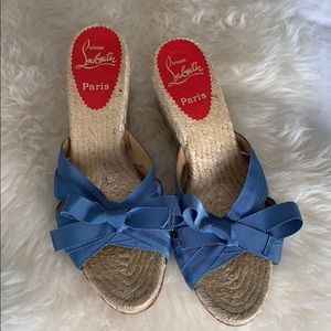 Christian Louboutin Blue Delfin Espadrilles (39)